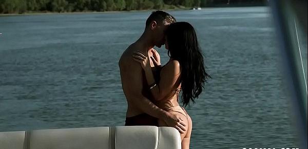  Lucky Anal Whore has Rich Boyfriend with huge dick and a boat - Nelly kent